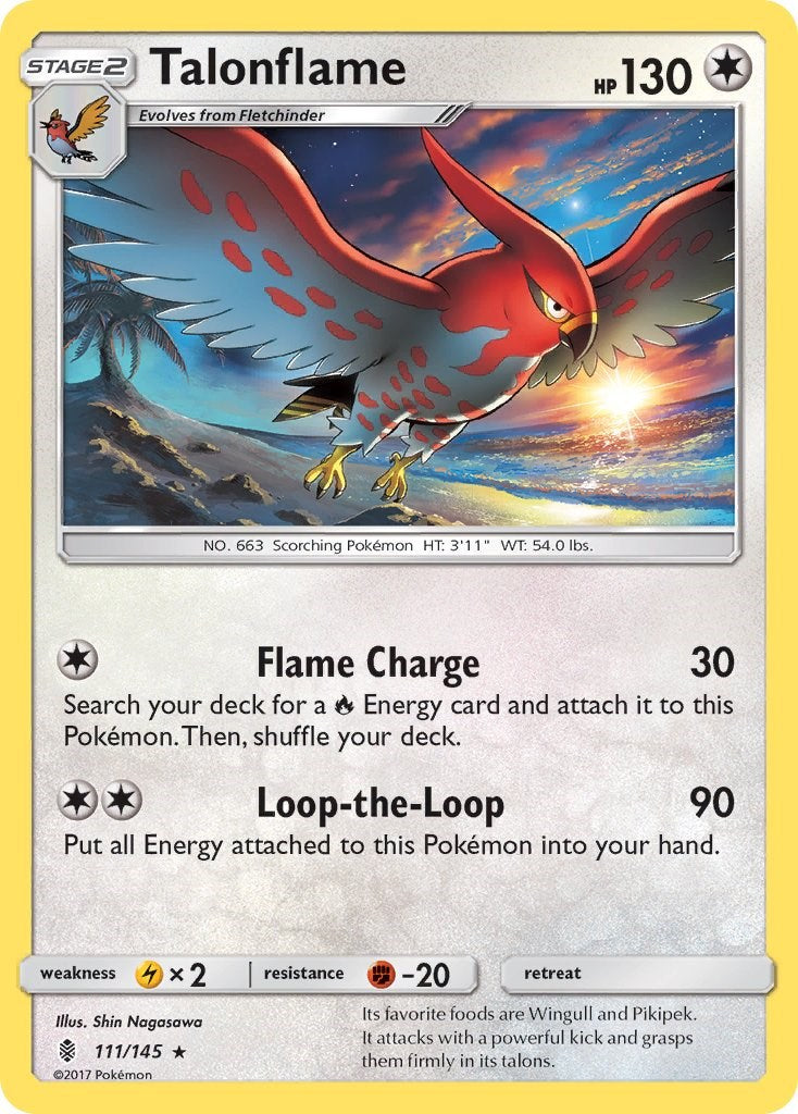 Talonflame [111/145] [SM - Guardians Rising] Reverse Holofoil