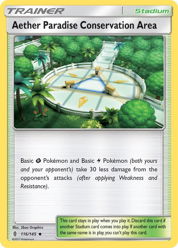 Aether Paradise Conservation Area [116/145] [Guardians Rising] Reverse Holofoil