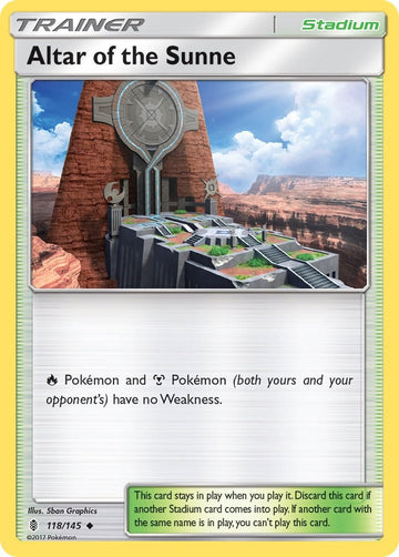 Altar of the Sunne [118/145] [Guardians Rising] Reverse Holofoil