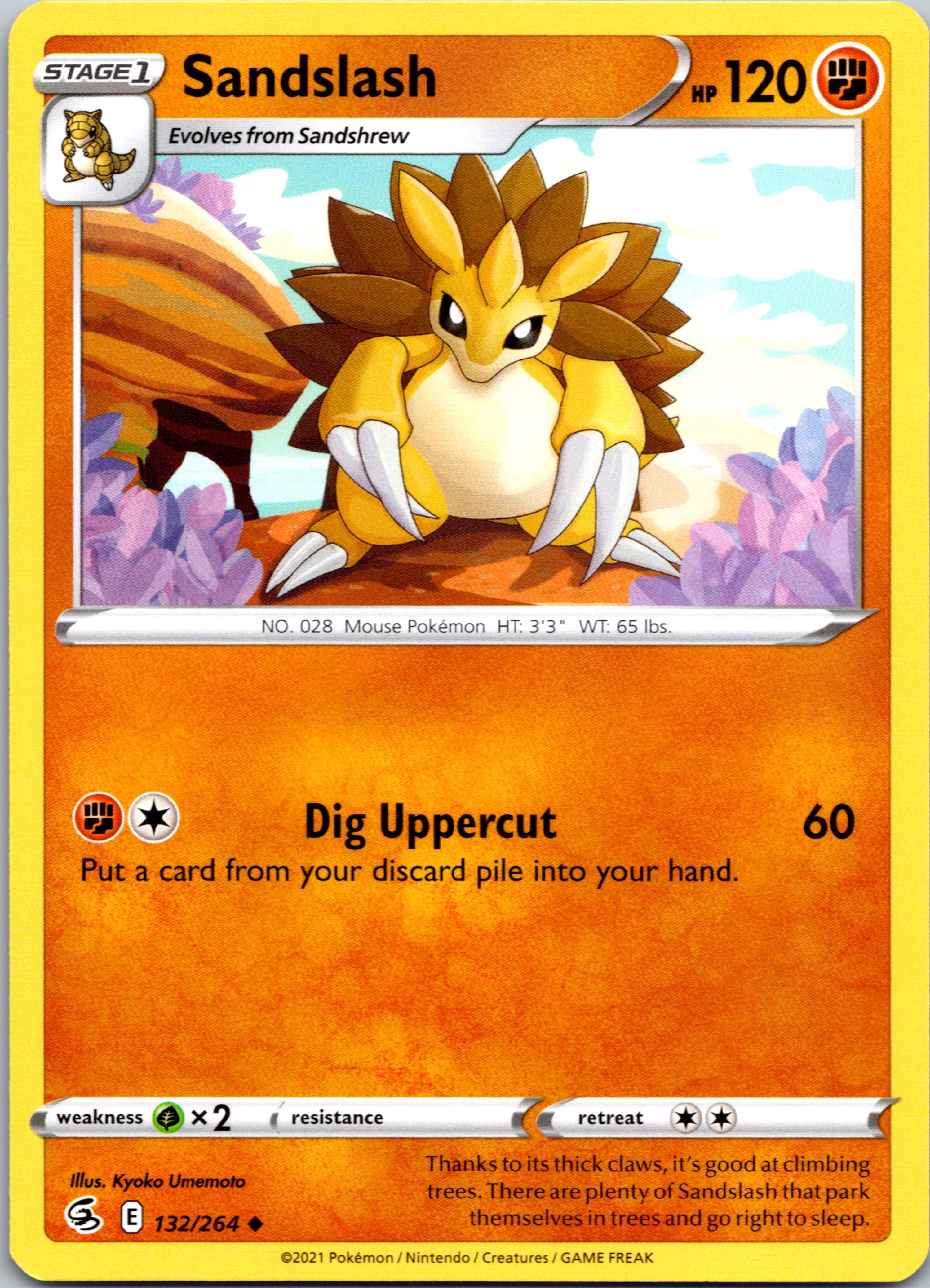 Sandslash (132/264) [Sword & Shield: Fusion Strike]