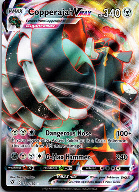 Copperajah VMAX (137/192) [Sword & Shield: Rebel Clash]