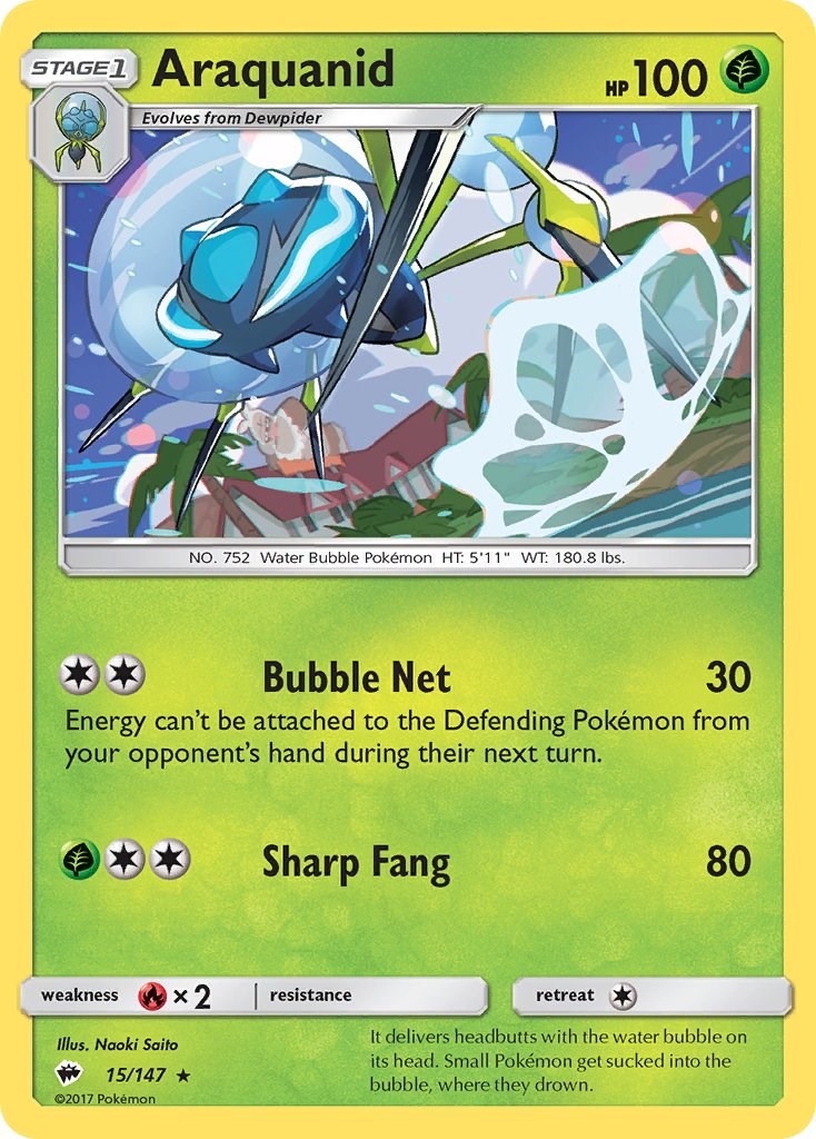 Araquanid [15/147] [Burning Shadows] Reverse Holofoil