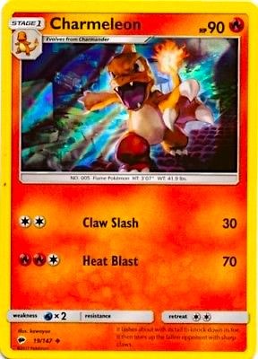 Charmeleon (019/147) (Premium Collection Promo) [Sun & Moon: Burning Shadows]
