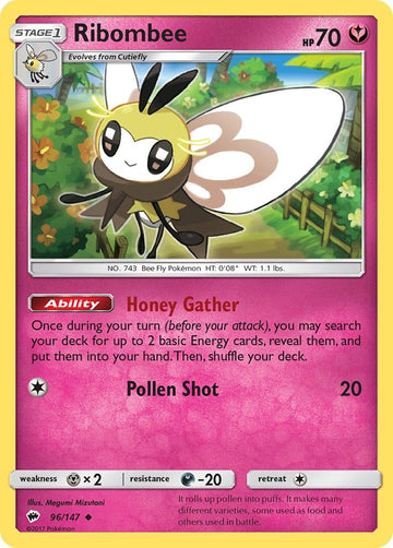 Ribombee [96/147] [Burning Shadows] Reverse Holofoil