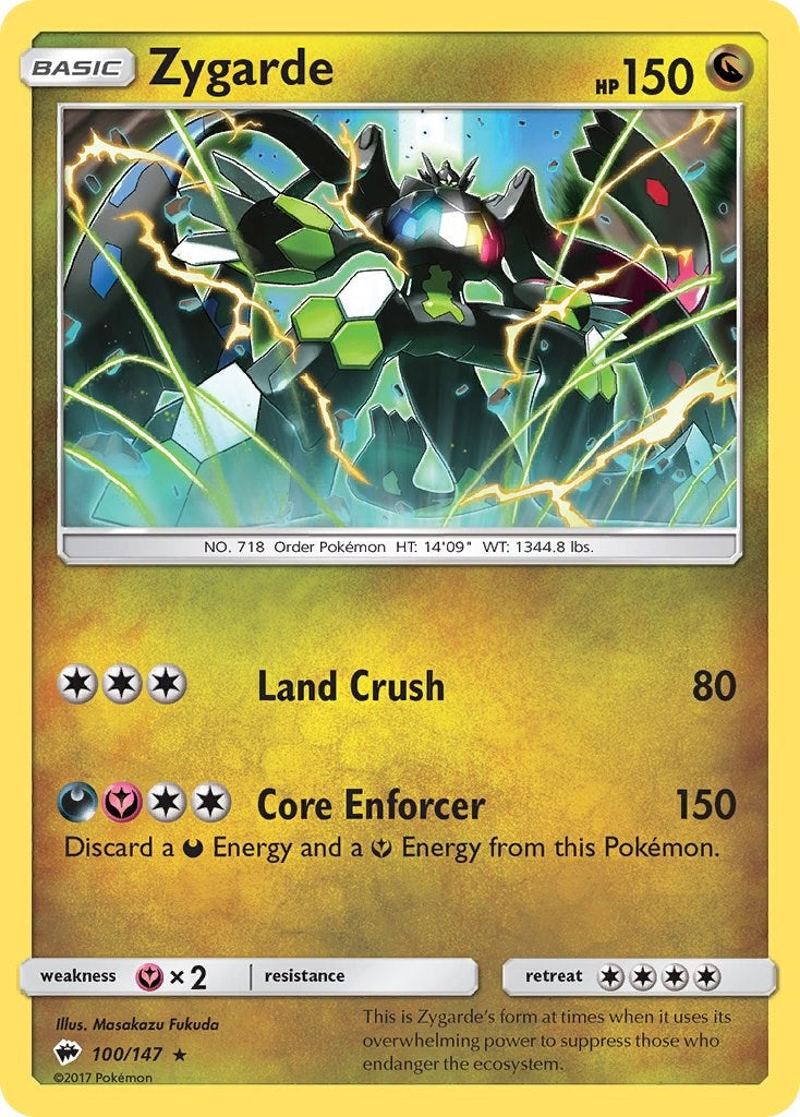 Zygarde [100/147] [Burning Shadows] Reverse Holofoil