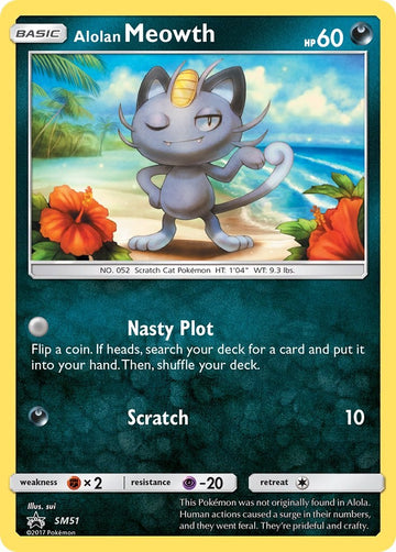 Alolan Meowth - SM51 [SM51] [SM Promos] Holofoil