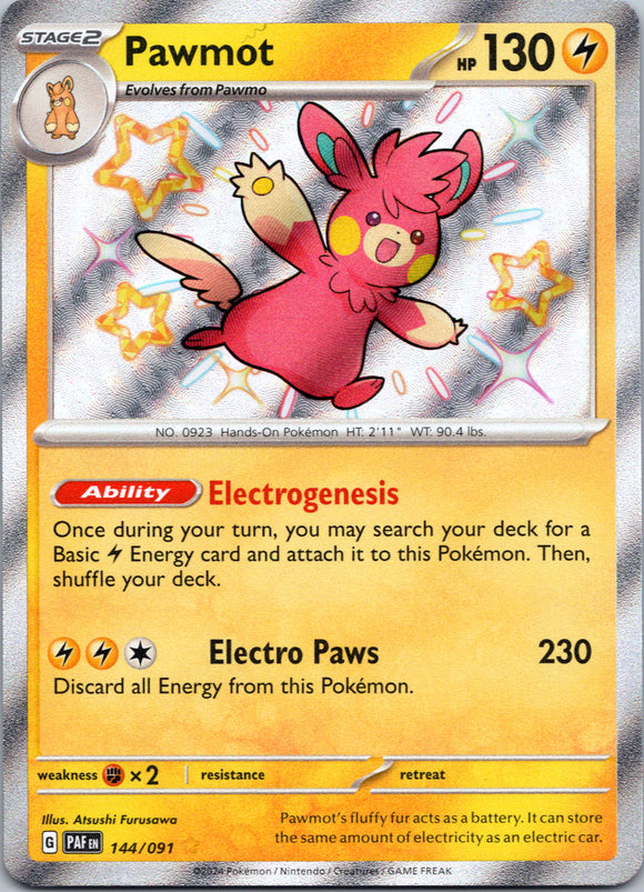 Pawmot [144/091] - (Paldean Fates) Holofoil
