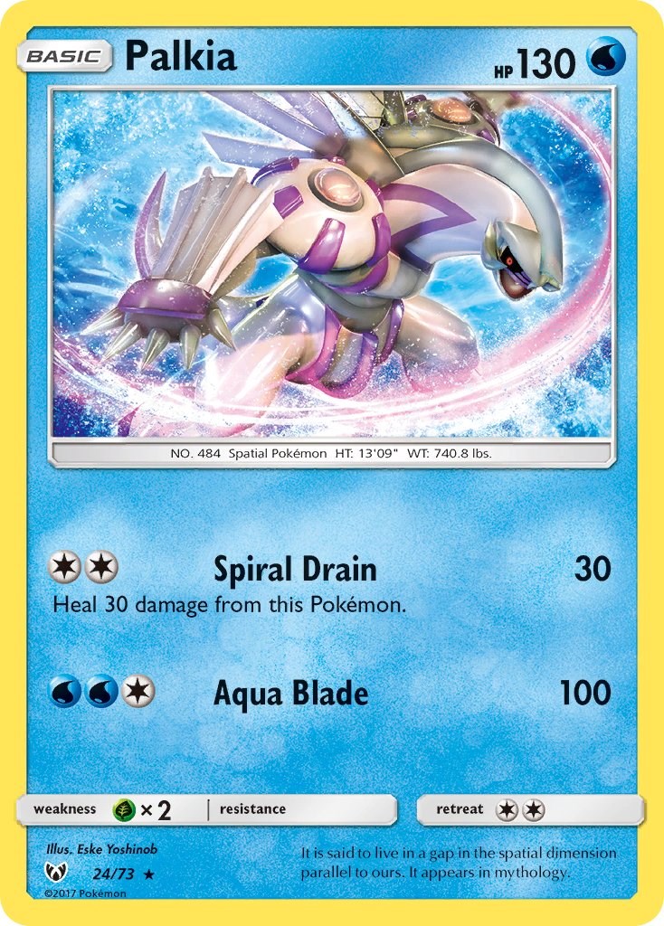 Palkia [24/73] [Shining Legends] Reverse Holofoil