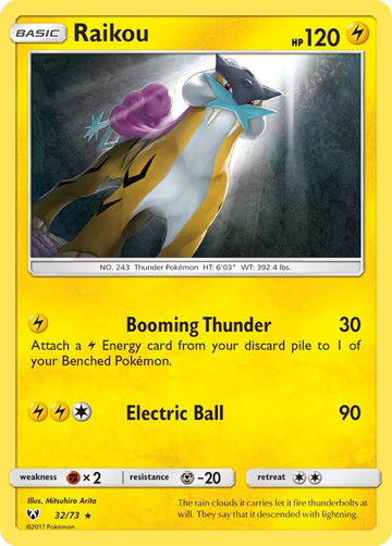 Raikou [32/73] [Shining Legends] Reverse Holofoil