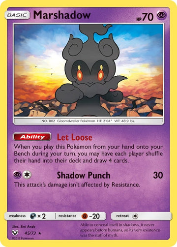 Marshadow [45/73] [Shining Legends] Holofoil