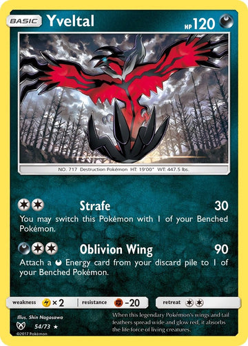 Yveltal [54/73] [Shining Legends] Holofoil