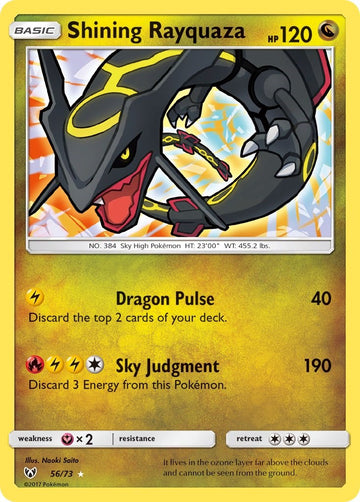 Shining Rayquaza [56/73] [Shining Legends] Holofoil