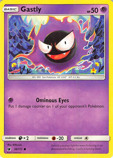 Gastly [36/111] [Crimson Invasion] Reverse Holofoil