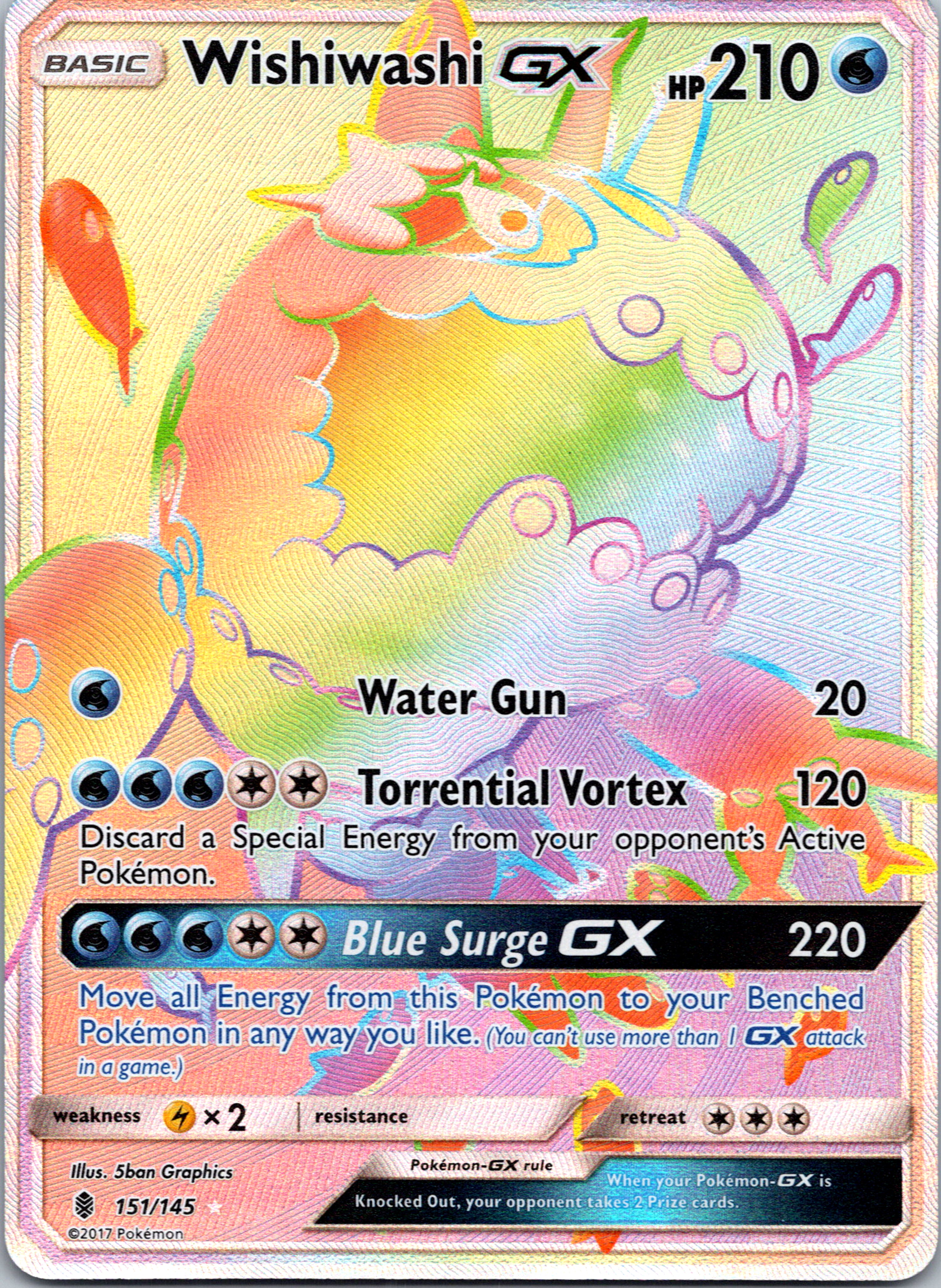 Wishiwashi GX (151/145) [Sun & Moon: Guardians Rising]