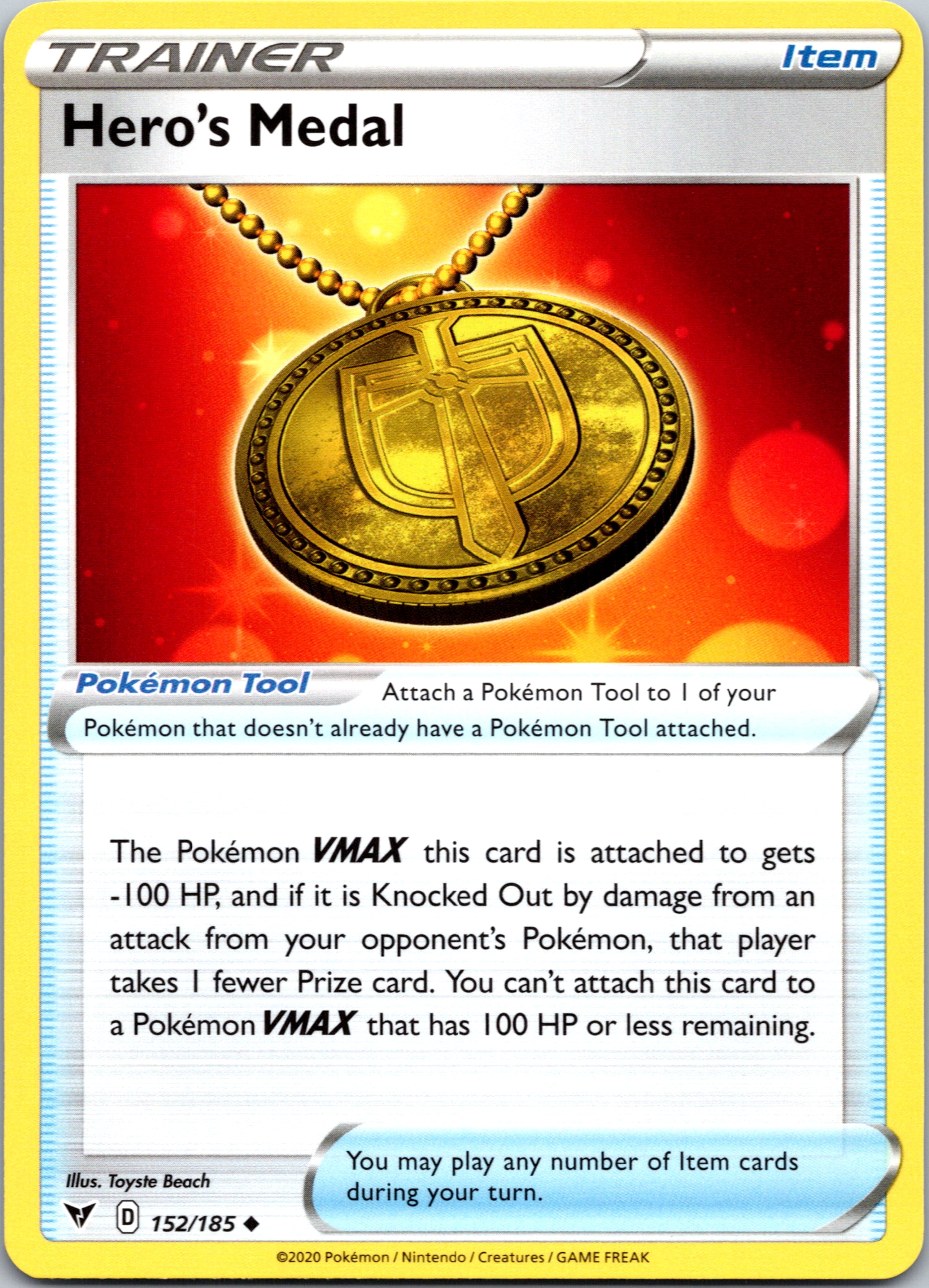 Hero's Medal [152/185] [SWSH04: Vivid Voltage]