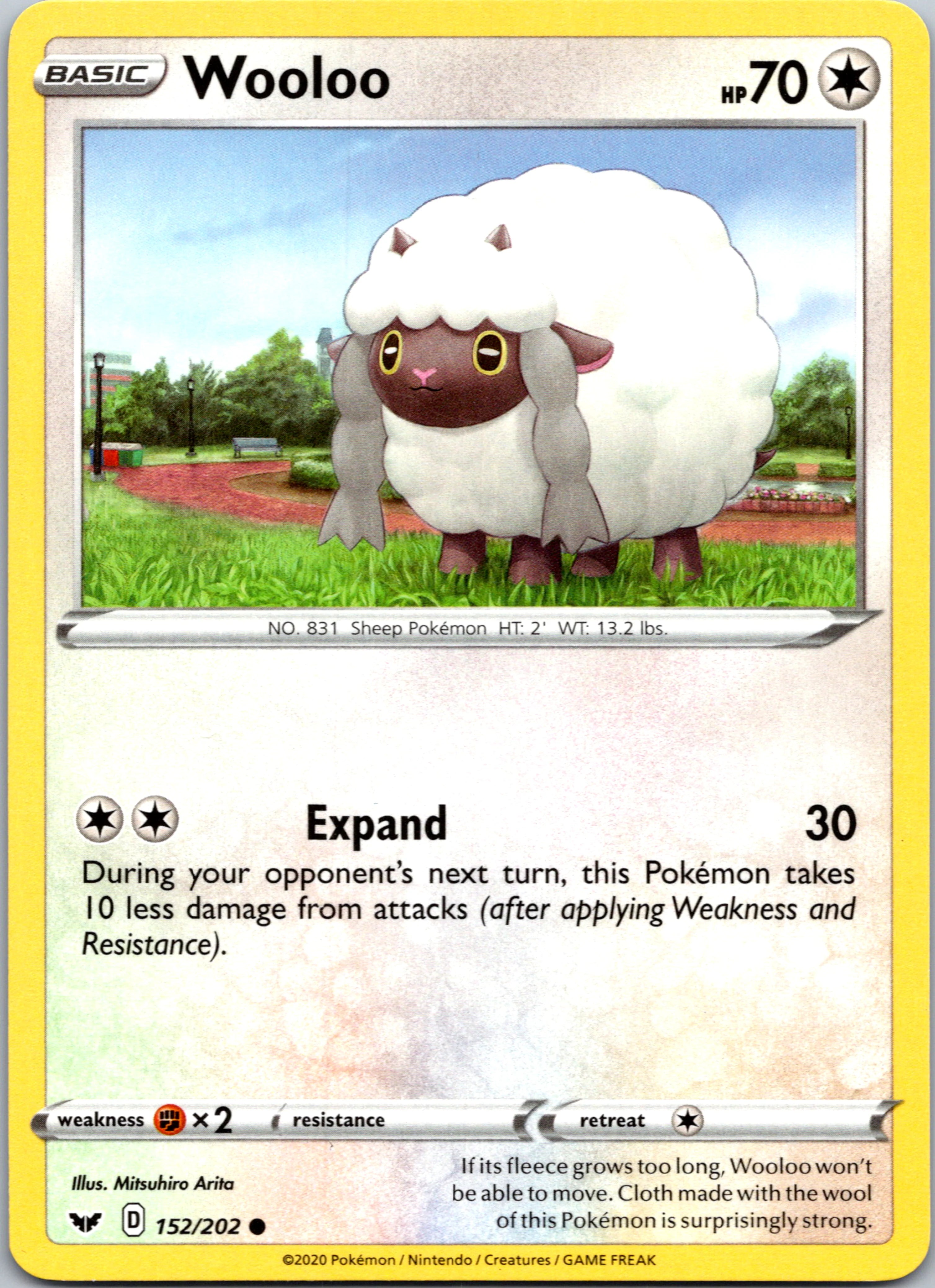 Wooloo (152) (152/202) [SWSH01: Sword & Shield Base Set]