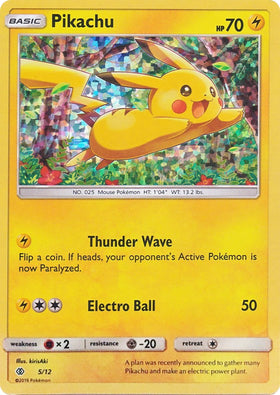 Pikachu - 5/12 [005/012] [McDonald's Promos 2017] Holofoil