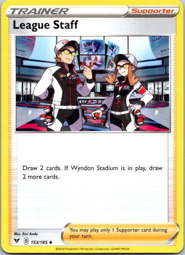 League Staff [153/185] [SWSH04: Vivid Voltage]