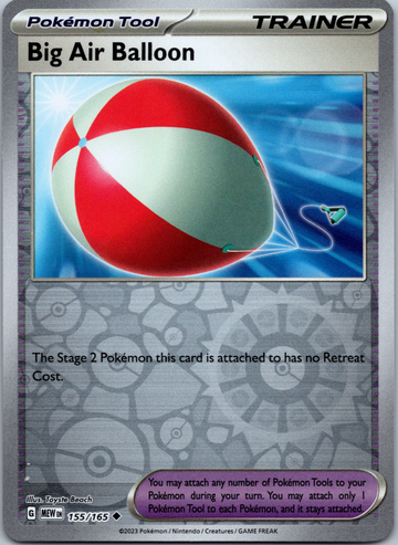 Big Air Balloon (155/165) [Scarlet & Violet:  151] Reverse Holofoil