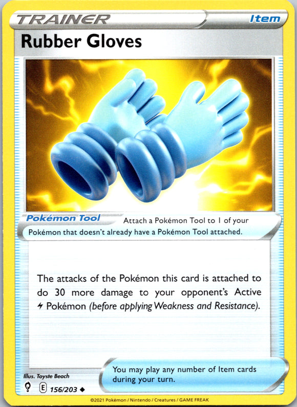 Rubber Gloves (156/203) [Sword & Shield: Evolving Skies]