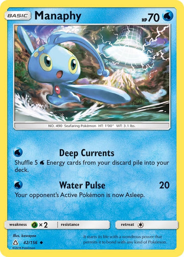 Manaphy [42/156] [Ultra Prism] Reverse Holofoil