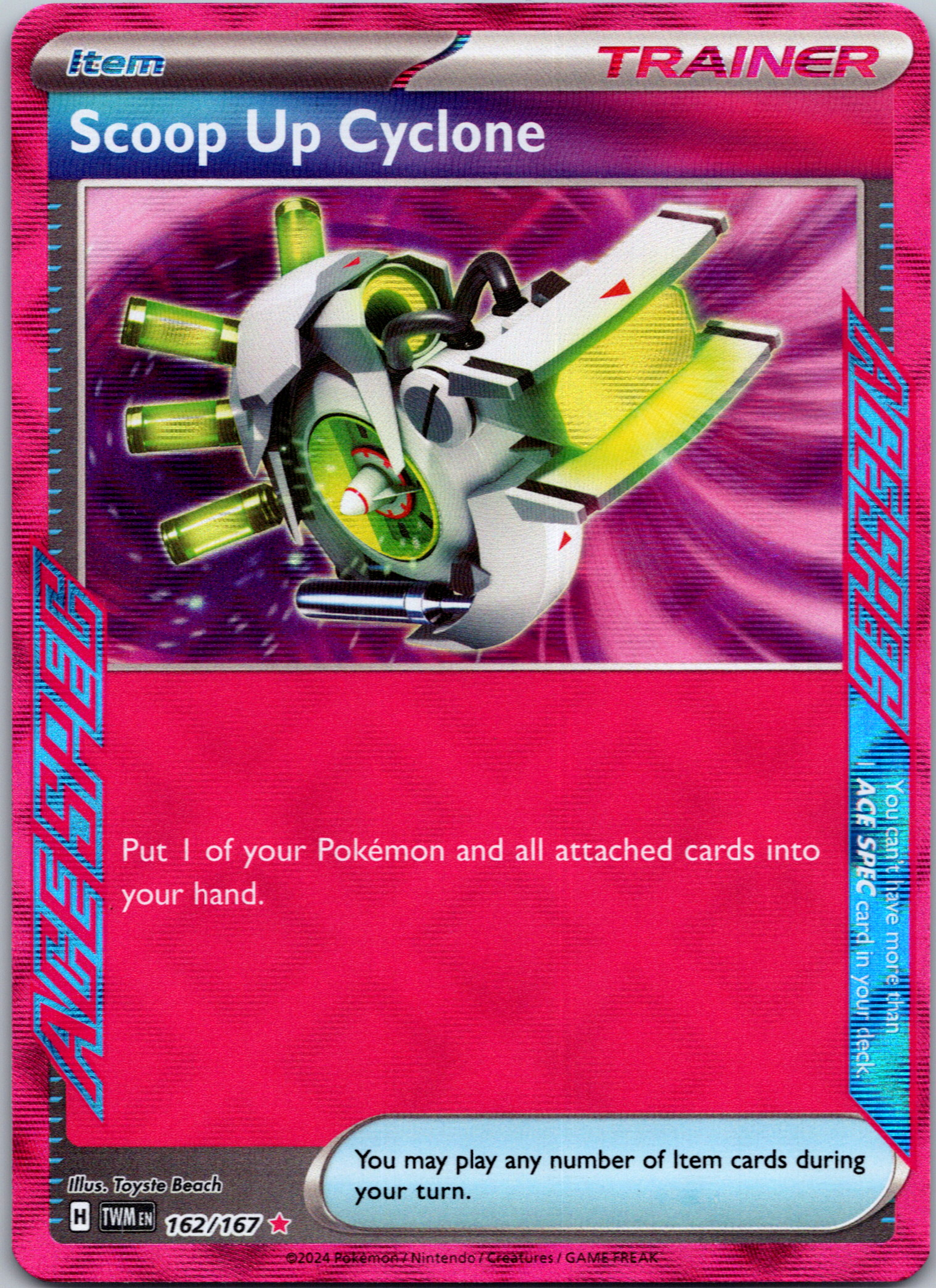 Scoop Up Cyclone [162/167] - (Twilight Masquerade) Holofoil