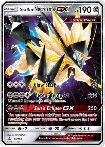 Dusk Mane Necrozma GX - SM102 [SM102] [SM Promos] Holofoil
