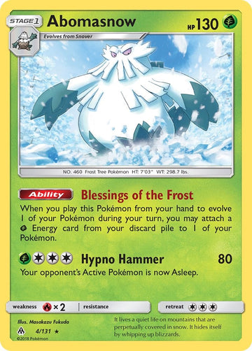Abomasnow (004/131) [SM - Forbidden Light]