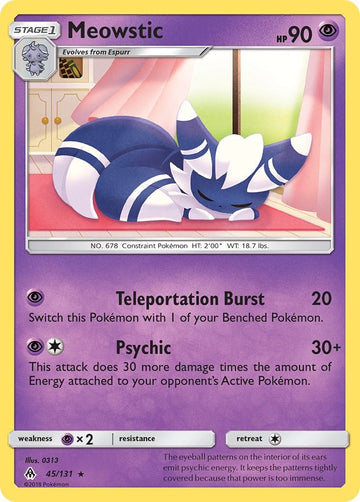 Meowstic [45/131] [SM - Forbidden Light] Reverse Holofoil