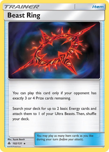 Beast Ring (102/131) [SM - Forbidden Light]