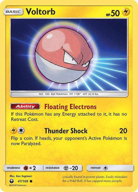 Voltorb (047/168) [Sun & Moon: Celestial Storm]