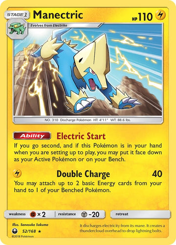Manectric [52/168] [Celestial Storm] Reverse Holofoil