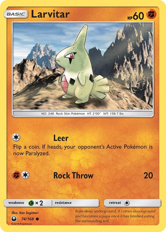 Larvitar [74/168] [Celestial Storm] Reverse Holofoil
