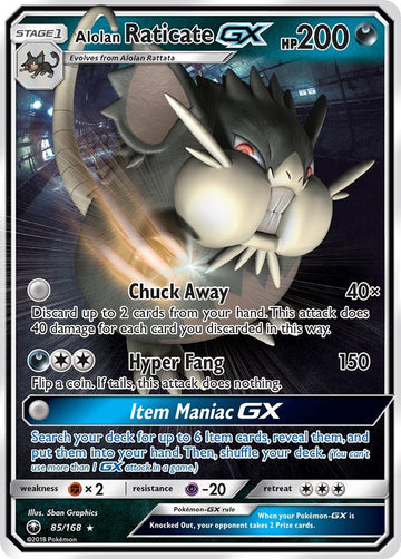 Alolan Raticate GX (085/168) [Sun & Moon: Celestial Storm]