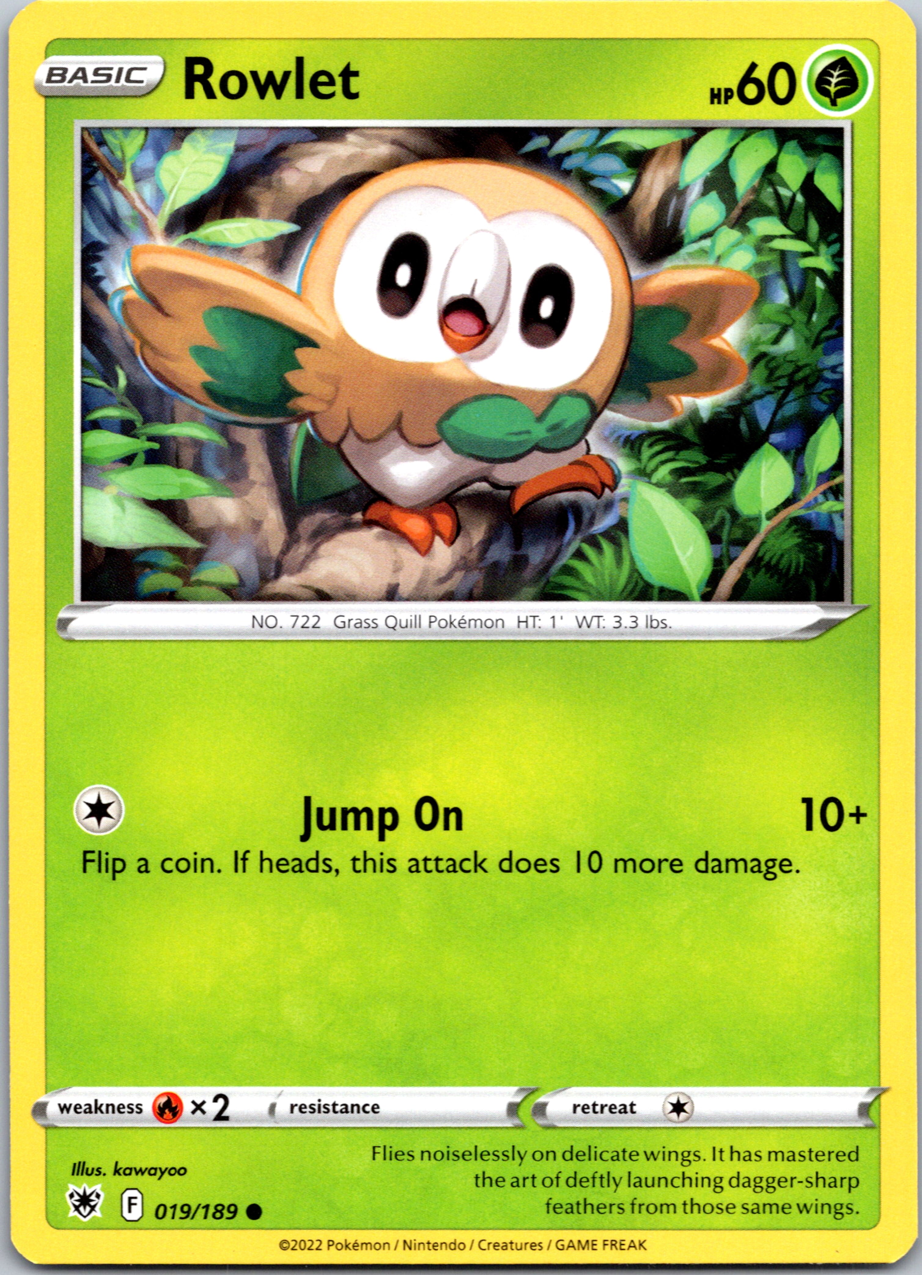 Rowlet (019/189) [Sword & Shield: Astral Radiance]