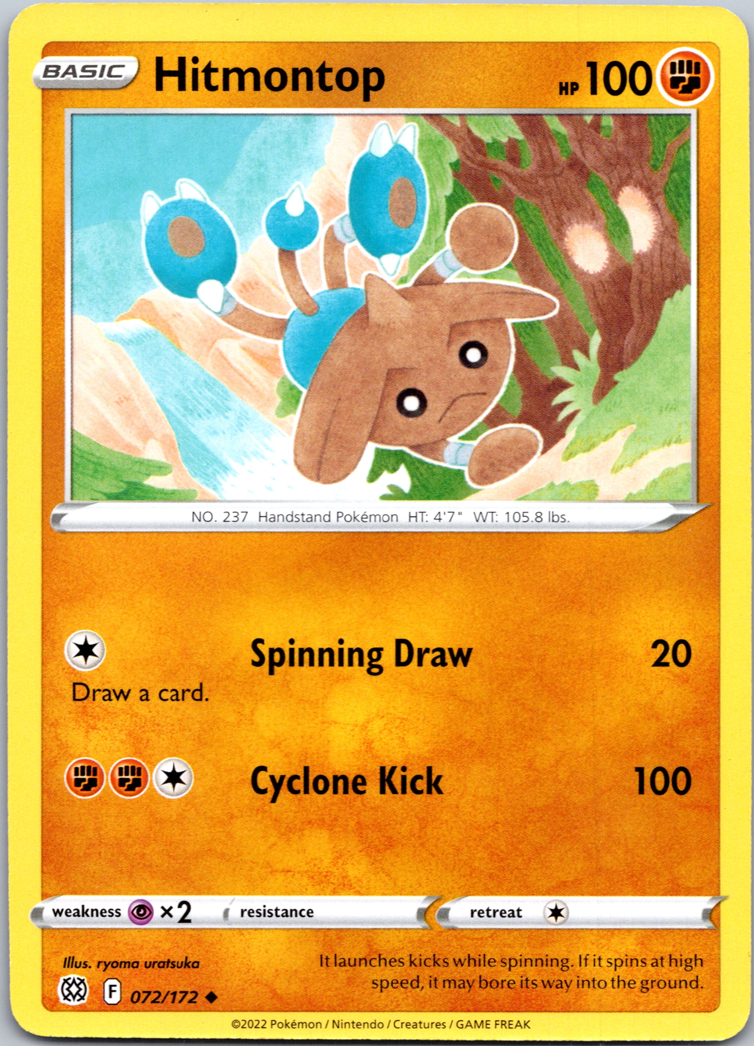 Hitmontop (072/172) [Sword & Shield: Brilliant Stars]