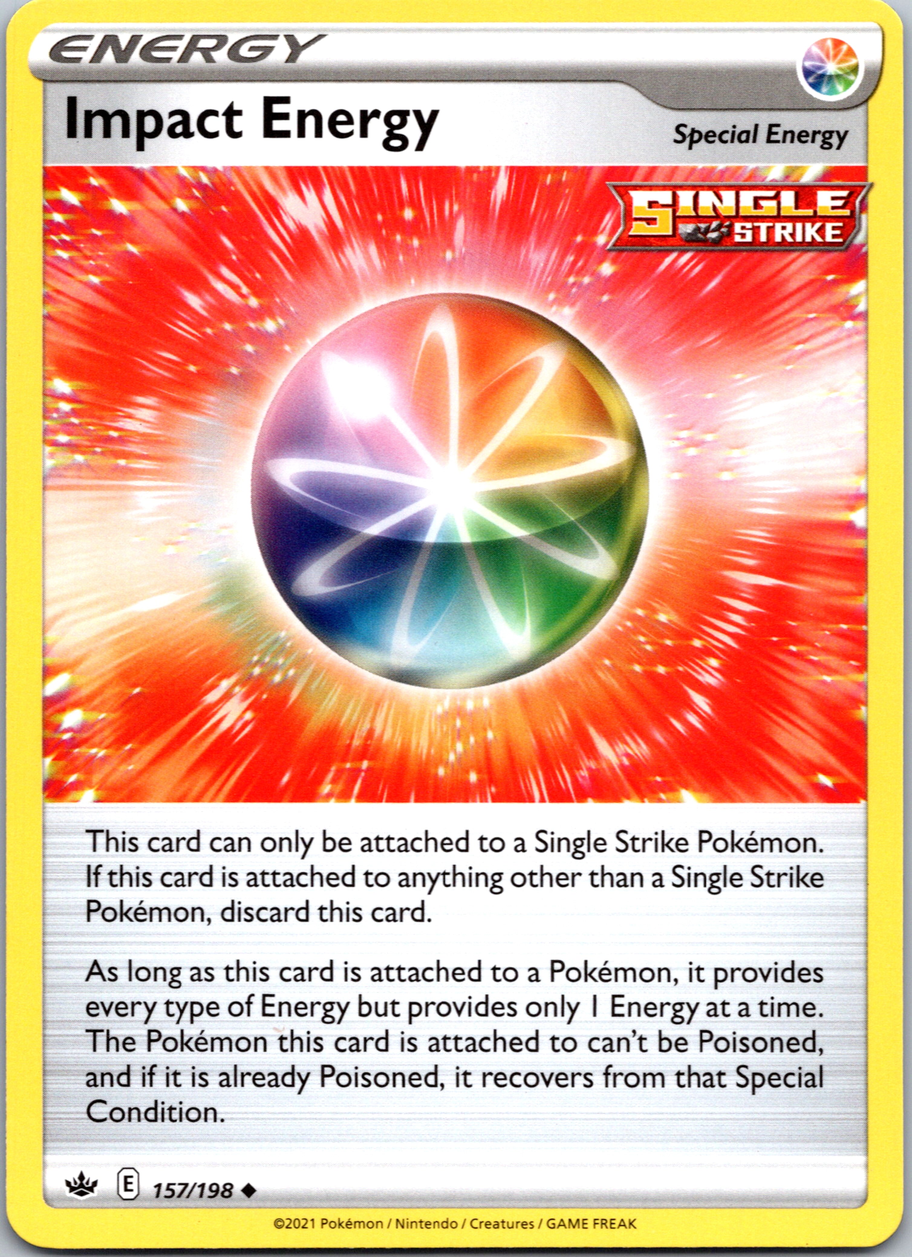 Impact Energy (157/198) [Sword & Shield: Chilling Reign]