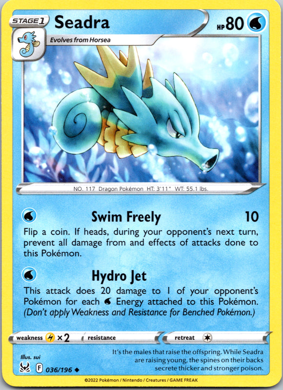 Seadra (036/196) [Sword & Shield: Lost Origin]