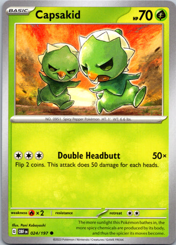 Capsakid (024/197) [Scarlet & Violet: Obsidian Flames]