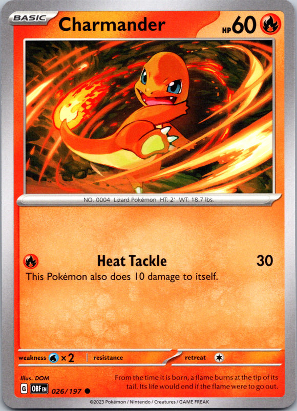 Charmander (026/197) [Scarlet & Violet: Obsidian Flames]