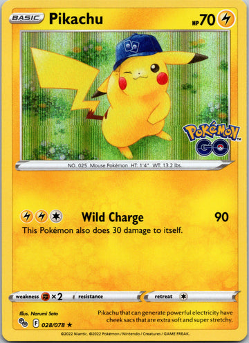 Pikachu (028/078) [Pokémon  GO]