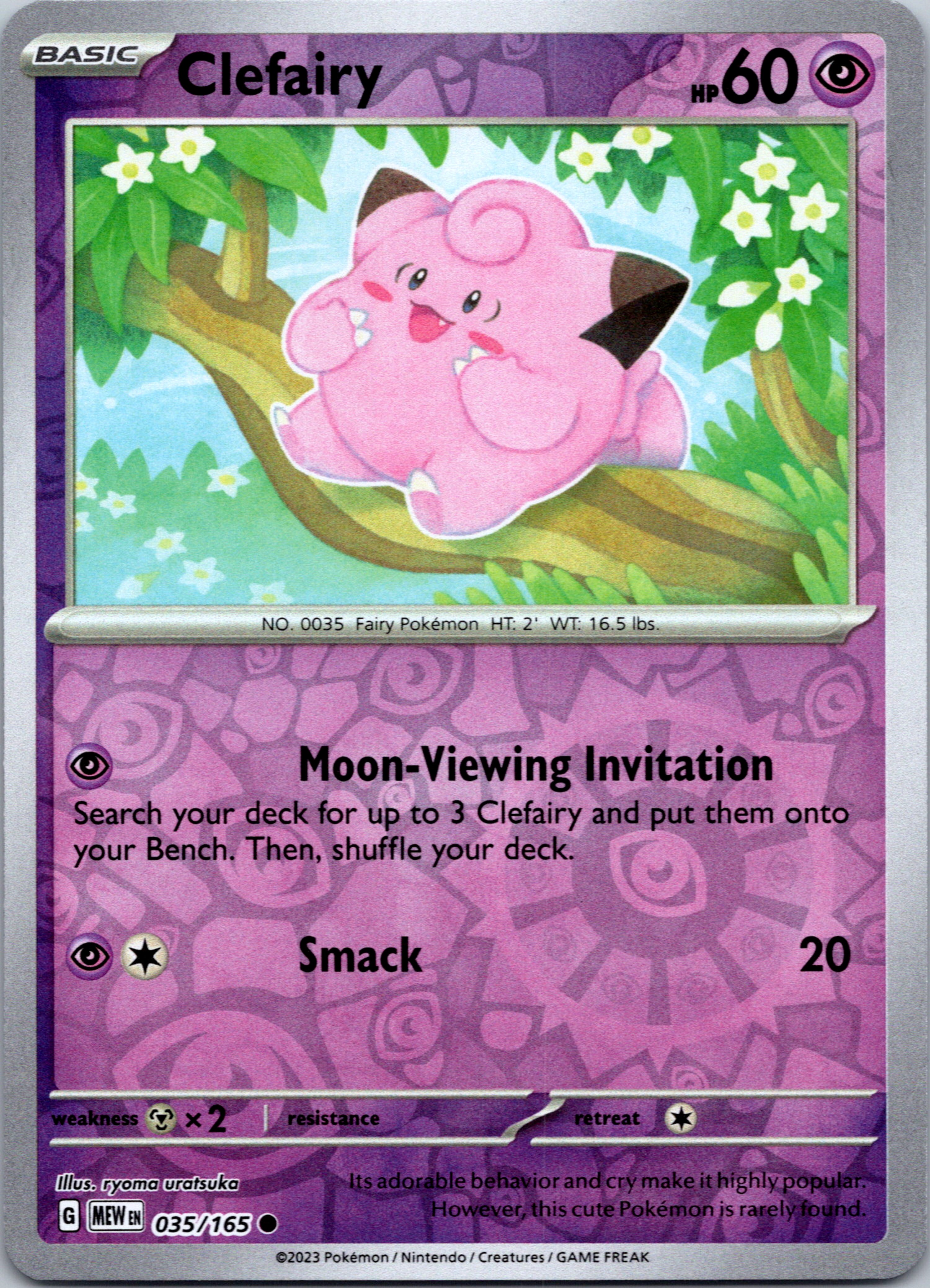 Clefairy (035/165) [Scarlet & Violet:  151] Reverse Holofoil