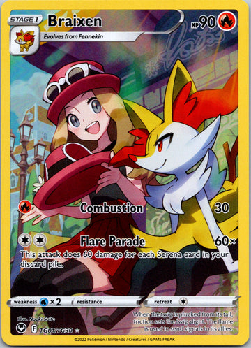 Braixen (TG01/TG30) [Sword & Shield: Silver Tempest]