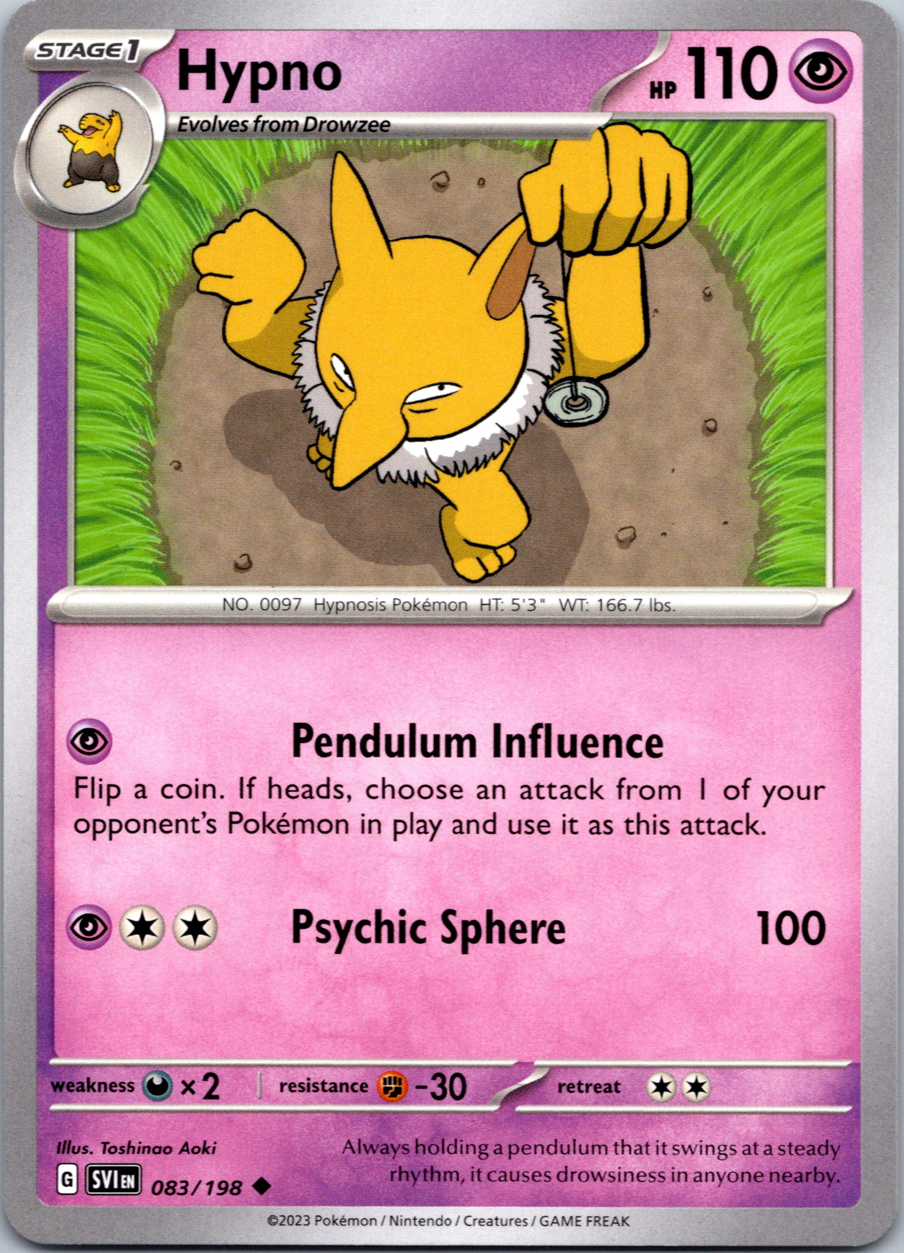 Hypno (083/198) [Scarlet & Violet: Base Set]