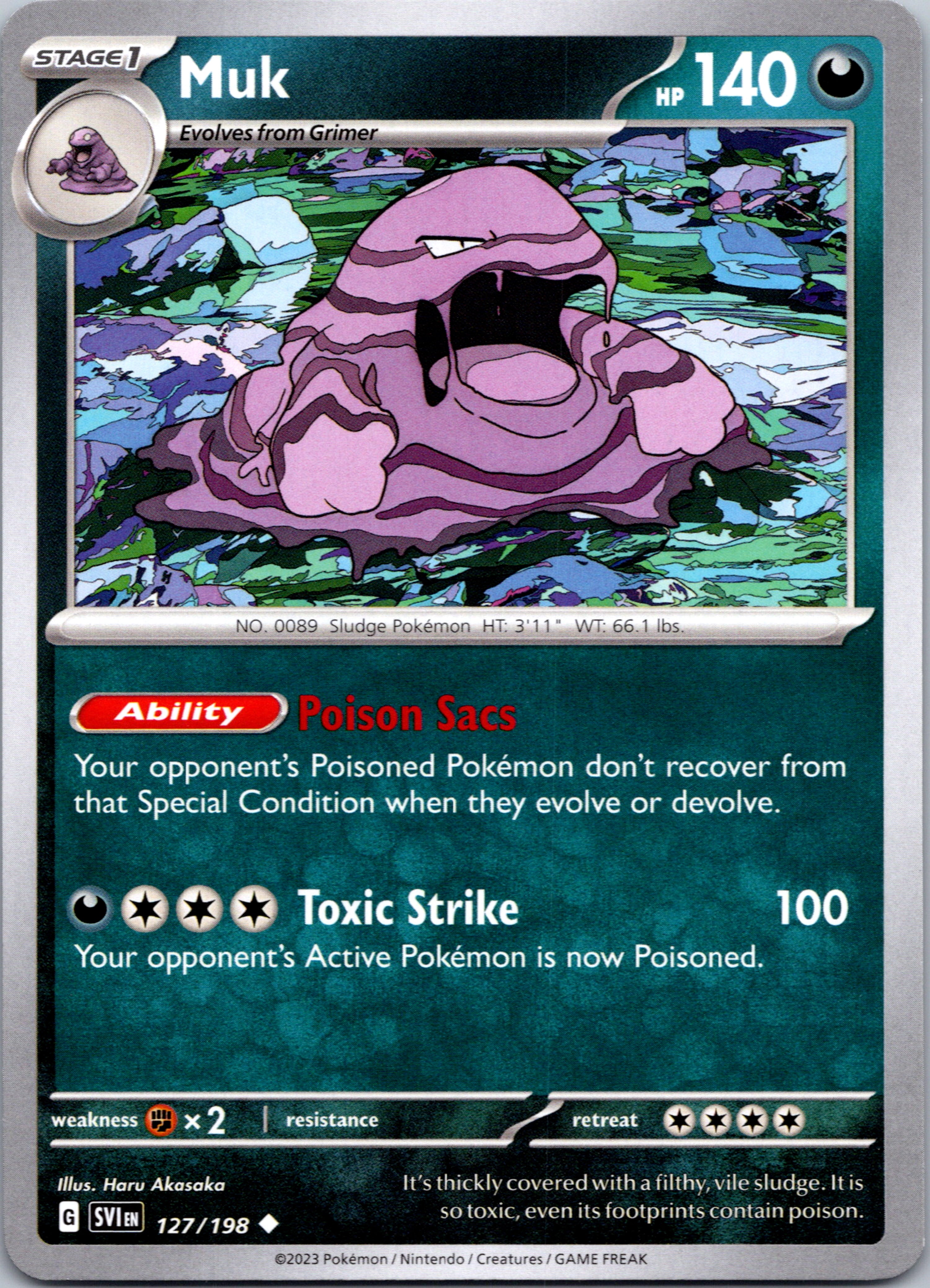 Muk (127/198) [Scarlet & Violet: Base Set]