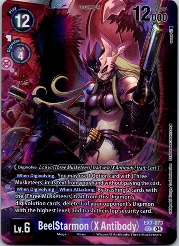 BeelStarmon (X Antibody) [EX7-073-SCR] [Digimon LIBERATOR] Foil