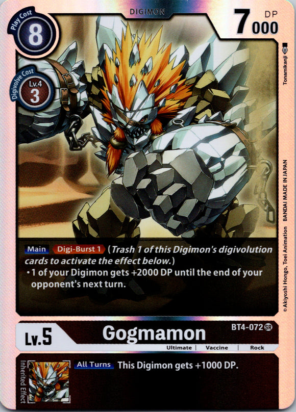 Gogmamon [BT4-072] [Great Legend] Foil