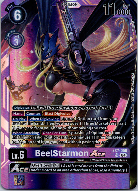 BeelStarmon ACE [EX7-059-SR] [Digimon LIBERATOR] Foil