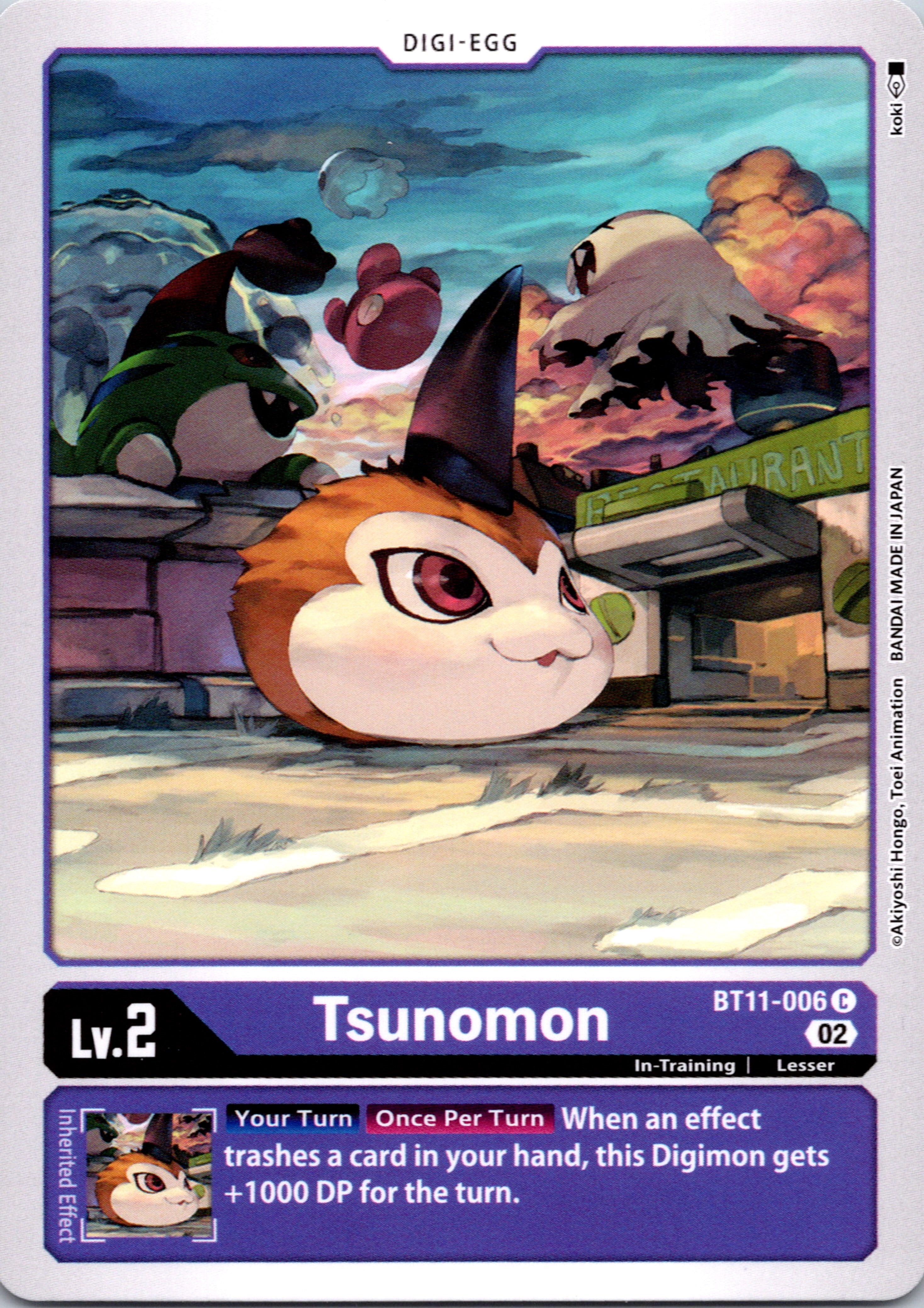 Tsunomon [BT11-006] [Dimensional Phase] Normal