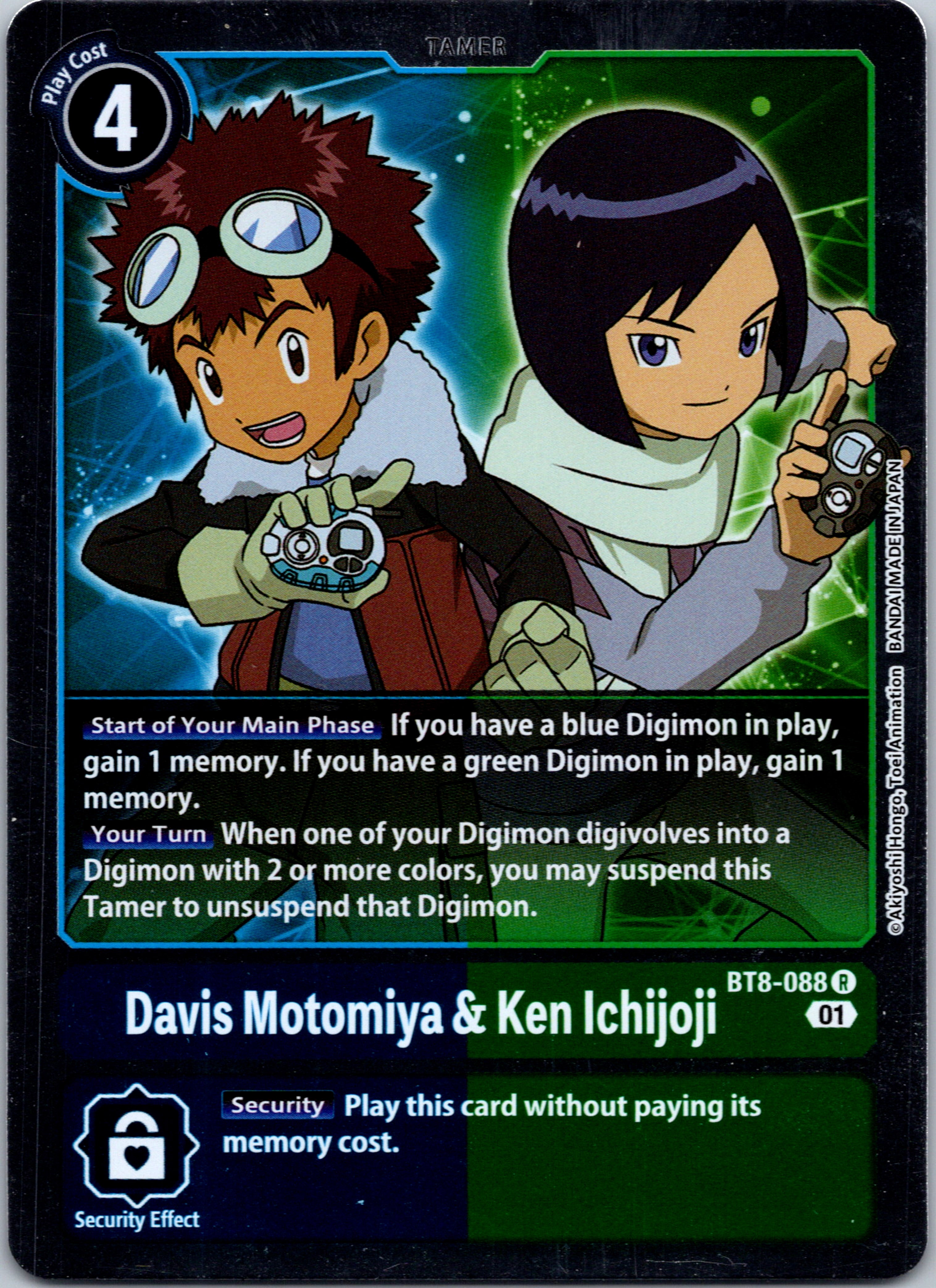 Davis Motomiya & Ken Ichijoji [BT8-088] [New Awakening] Foil